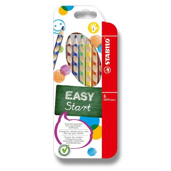 Stabilo 331/6 EASYcolors pro leváky 6 ks