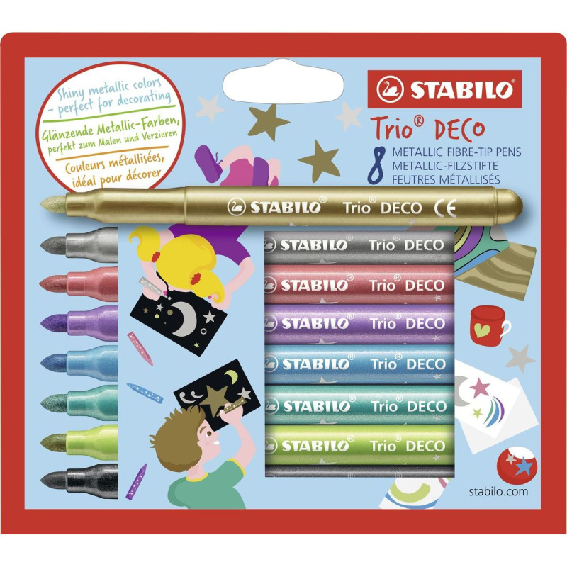 STABILO Trio DECO 8 fixů