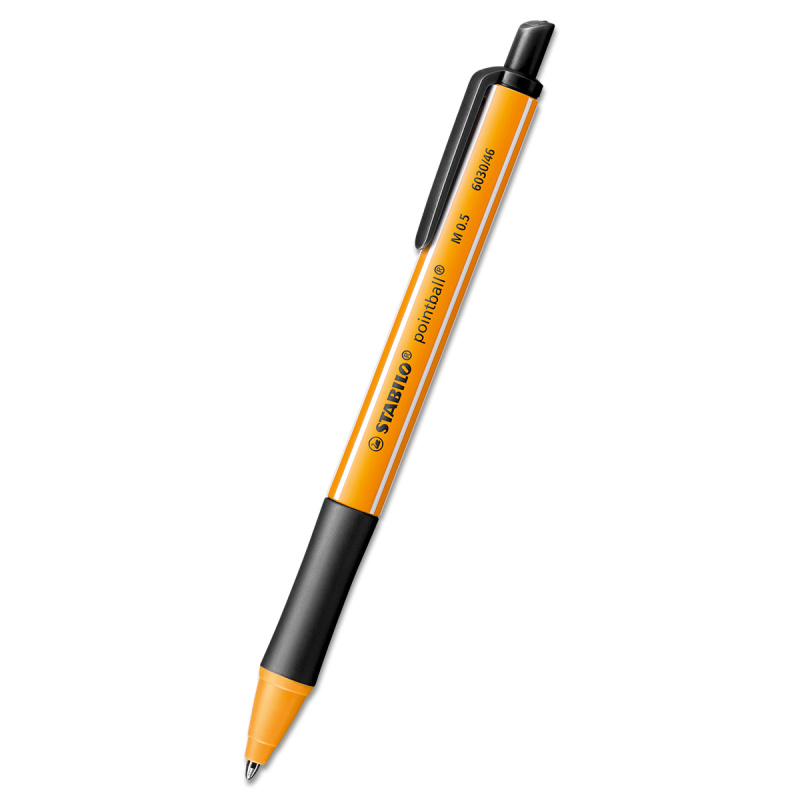 Kuličková tužka Pointball černá Stabilo