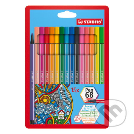 Fixy Pen 68 15 barev Stabilo