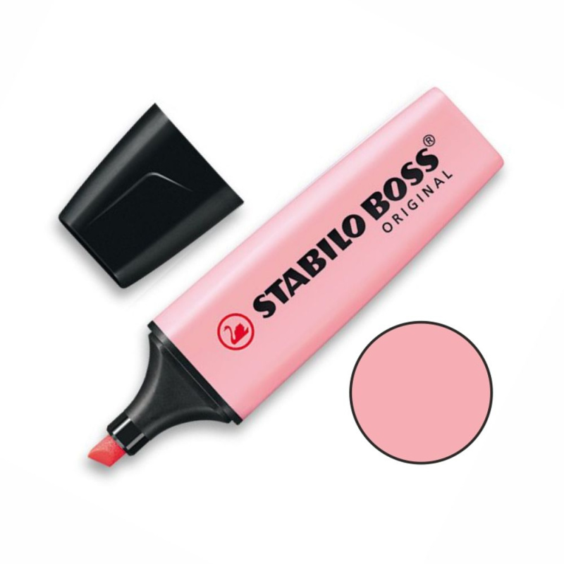 Zvýrazňovač BOSS ORIGINAL Pastel růžová Stabilo