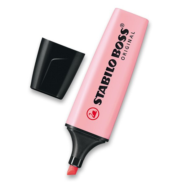 Zvýrazňovač BOSS ORIGINAL Pastel růžová Stabilo
