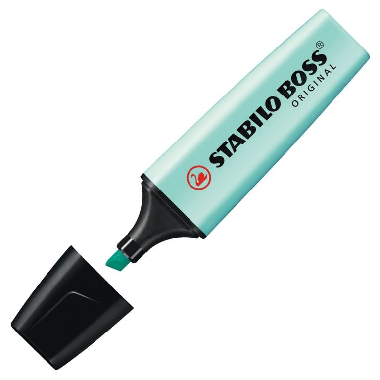 Zvýrazňovač BOSS ORIGINAL Pastel tyrkysová Stabilo