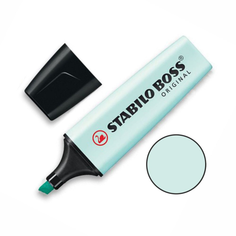 Zvýrazňovač BOSS ORIGINAL Pastel tyrkysová Stabilo