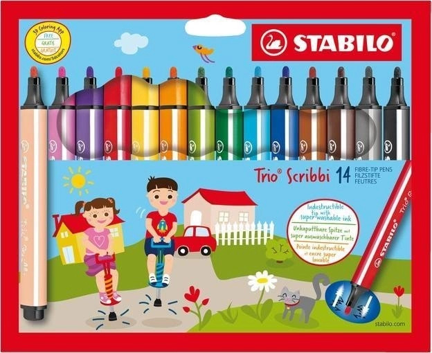 Stabilo Trio Scribbi 368/14 14 ks