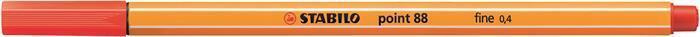 STABILO point 88 Jemný liner - jasně červená