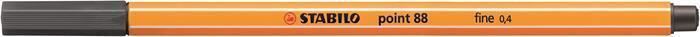 STABILO point 88 Jemný liner - černošedá