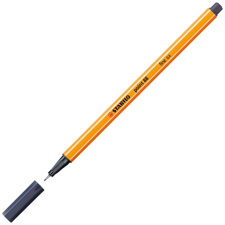 STABILO point 88 Jemný liner - tmavě modrošedá