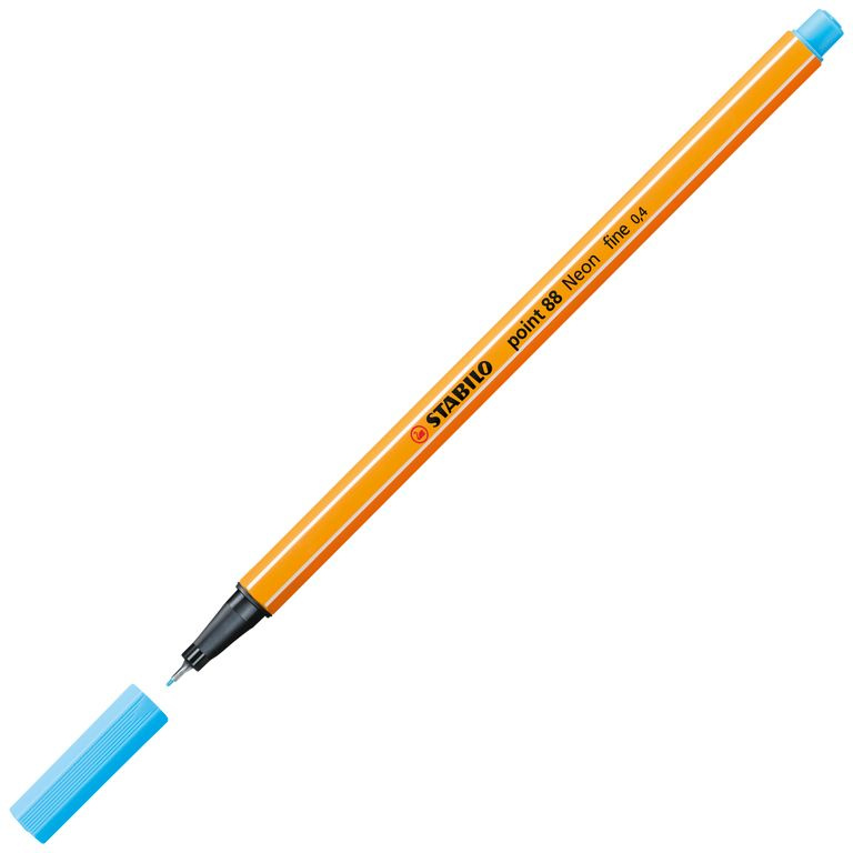 STABILO point 88 Jemný liner - neonově modrá