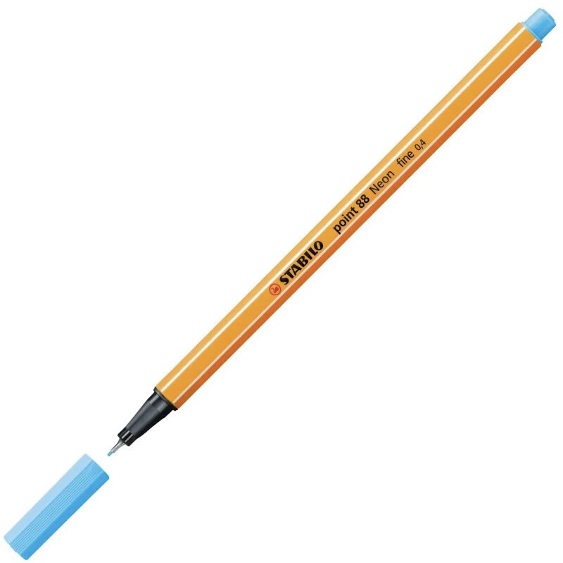 STABILO point 88 Jemný liner - neonově modrá