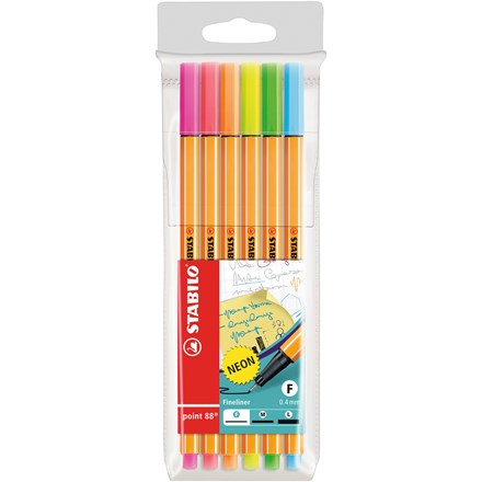 STABILO Fixy NEON 6ks