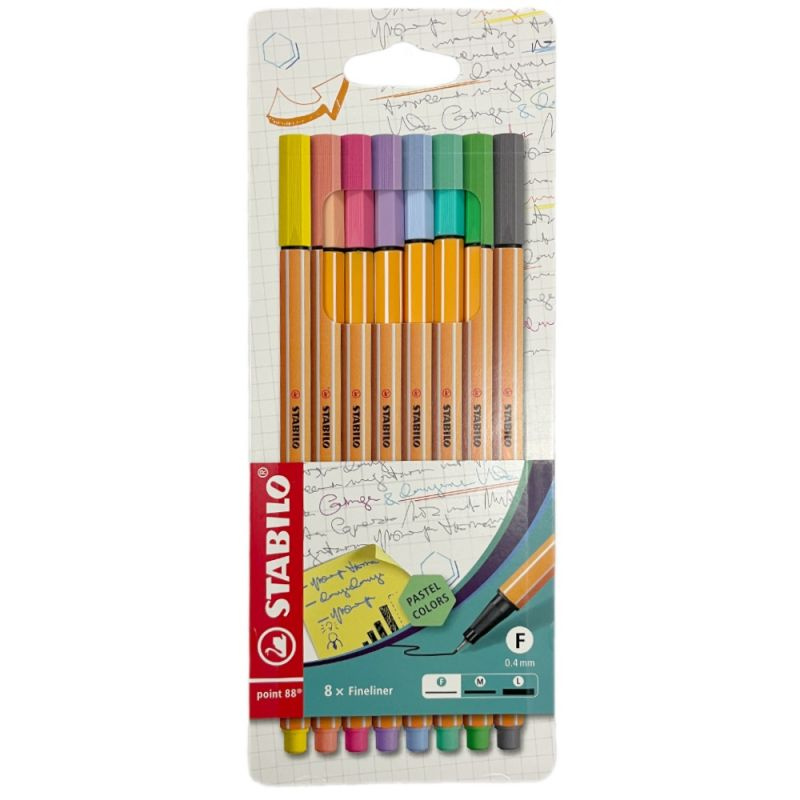 Liner Point 88 souprava 8 ks Stabilo