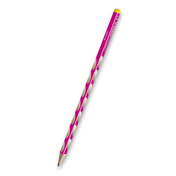 Grafitová tužka Stabilo Easygraph S HB, pro leváky, výběr barev růžová Stabilo