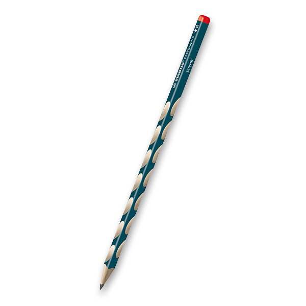 Grafitová tužka Stabilo Easygraph S HB, pro praváky, výběr barev petrolejová Stabilo