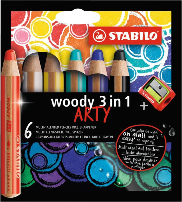 STABILO woody 3 in 1 (6 kusov)