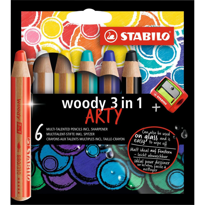 STABILO woody 3 in 1 (6 kusov)