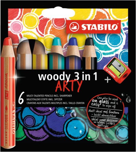 STABILO woody 3 in 1 (6 kusov)