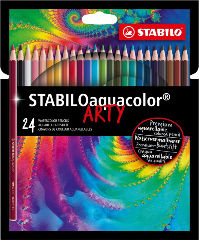 STABILO 1624-1-20 Aquacolor Akvarelové pastelky ARTY 24 ks