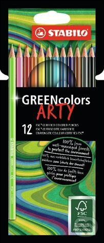 Stabilo Pastelky GREENColors ARTY 12 barev