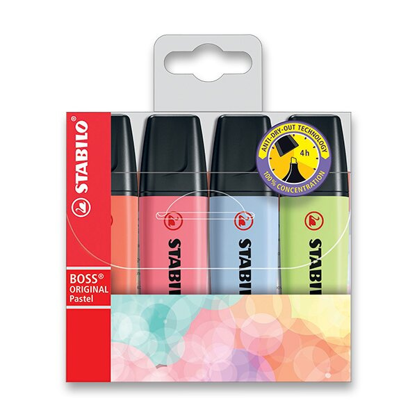 STABILO BOSS ORIGINAL Pastel 4 ks Sada