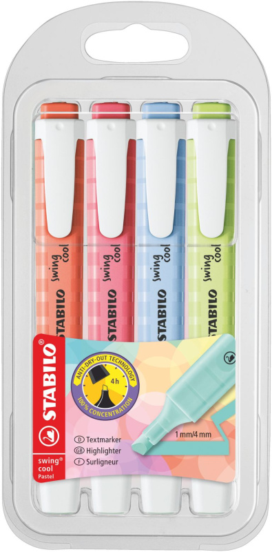 STABILO swing cool Pastel 4 ks