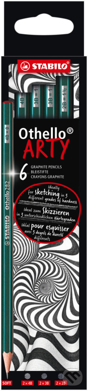 STABILO Othello - ARTY - balenie 6 ks - mäkká tvrdosť