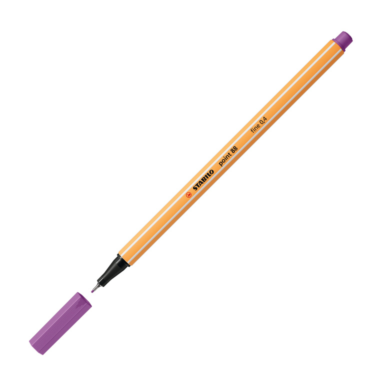 Liner Stabilo Point 88 švestková