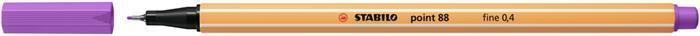Liner Stabilo Point 88 švestková