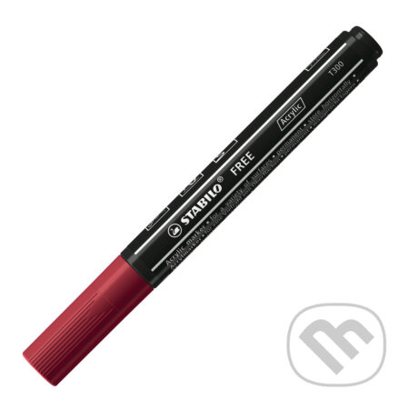 STABILO FREE Acrylic - T300 Okrúhly hrot 2-3mm - purpurová