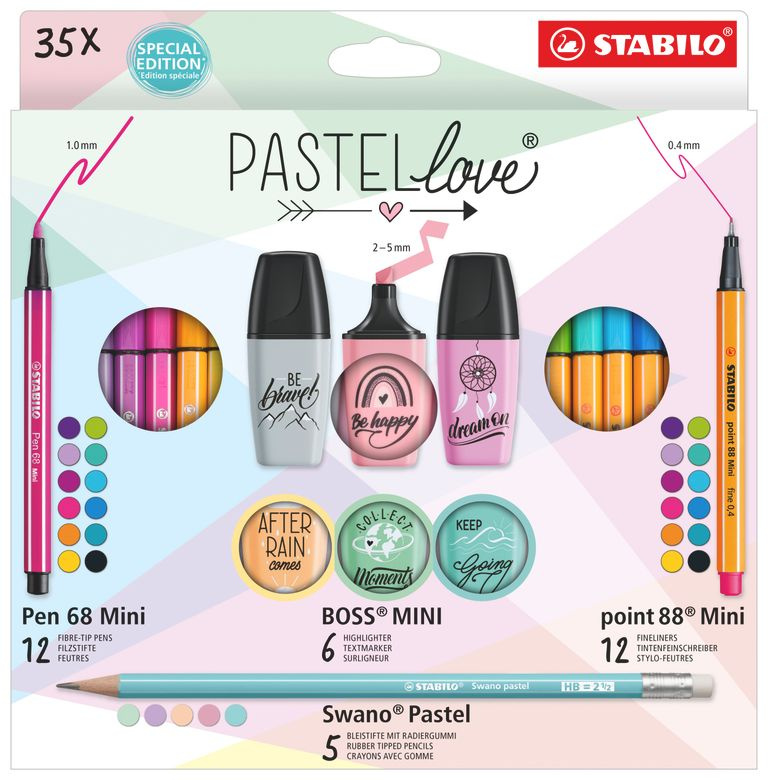 Souprava STABILO Pastellove 35 ks sada