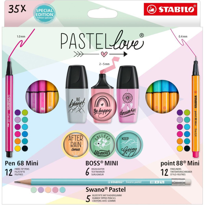 Souprava STABILO Pastellove 35 ks sada