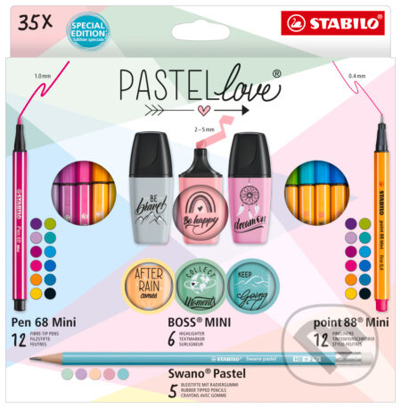 Souprava STABILO Pastellove 35 ks sada
