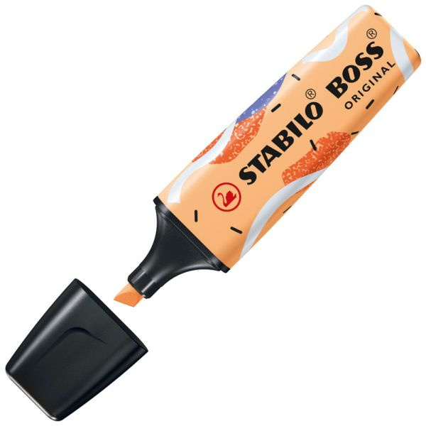 Zvýrazňovač Stabilo Boss Original by Ju Schnee výběr barev pastelová oranžová Stabilo