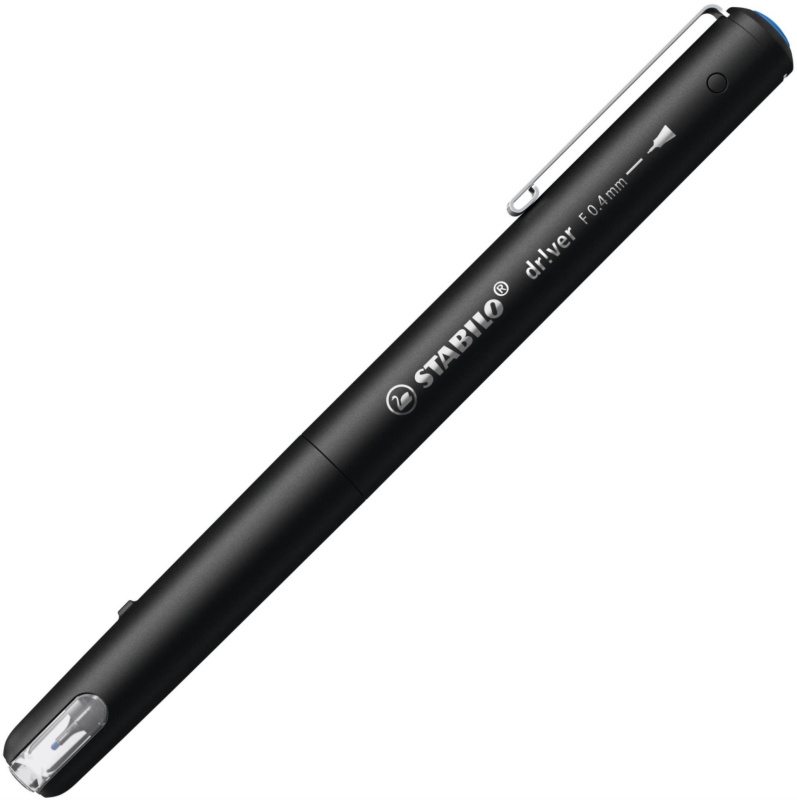 Liner STABILO Dr!ver fine - 0,4 mm, modrý
