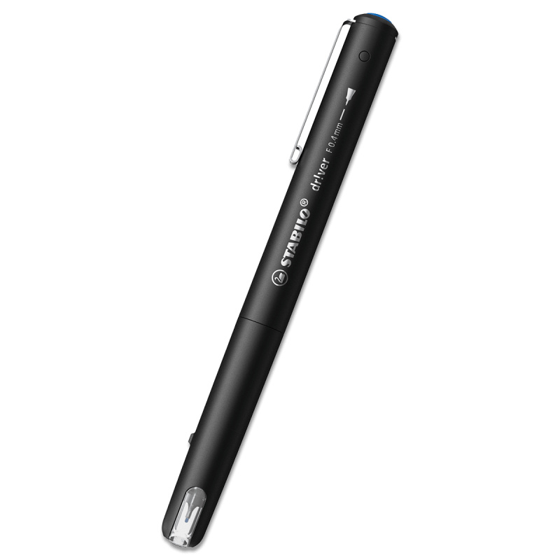 Liner STABILO Dr!ver fine - 0,4 mm, modrý