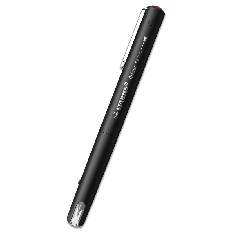 Liner STABILO Dr!ver fine - 0,4 mm, červený