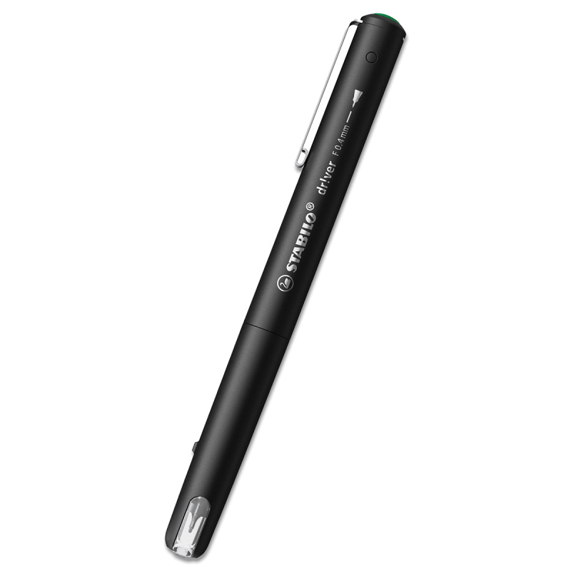 Liner STABILO Dr!ver fine - 0,4 mm, zelený