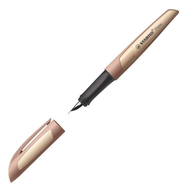 Plnicí pero STABILO Flow MONOCHROME - světle hnědé