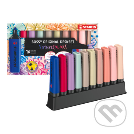 Zvýrazňovač STABILO BOSS NatureCOLORS Wildfowers - sada 10 barev