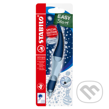 Roller STABILO EASYoriginal 3D DreamWorld - pro praváky, modrá Stabilo