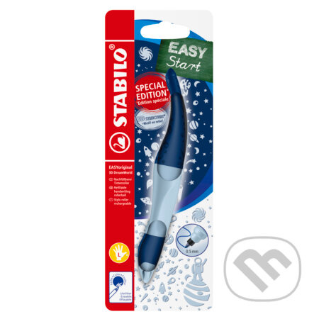 Roller STABILO EASYoriginal 3D DreamWorld - pro leváky, modrá Stabilo