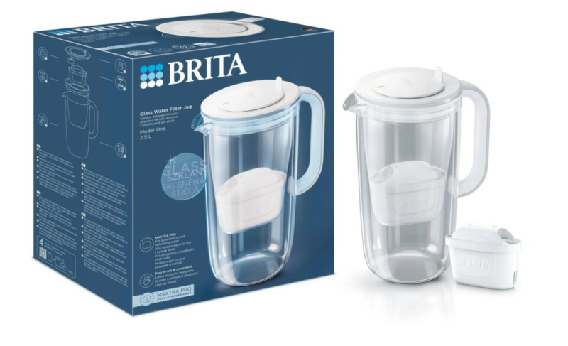 Filtrační konvice Brita - skleněná, 2,5 l