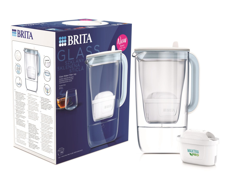 Filtrační konvice Brita - skleněná, 2,5 l