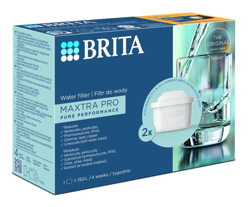 Brita Vodní filtr Maxtra Pro Pure Performance, 2 ks 1051753