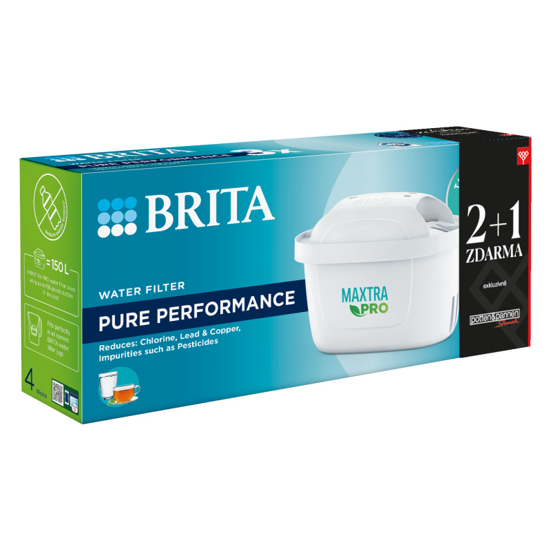 Brita Vodní filtr Maxtra Pro Pure Performance, 3 ks 1051755