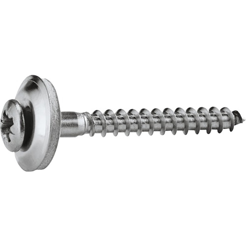 Klempířský nerezový vrut s nerezovou podložkou 40 x 4,5 mm