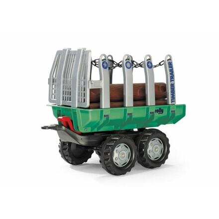 Vlečka s kládami Timber Trailer 2-osá-zelená