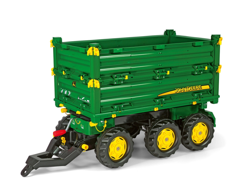 Rolly Toys zelená rolovací vyklápěcí přívěs