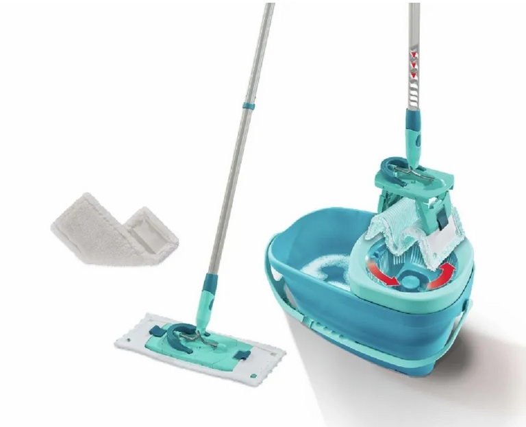 LEIFHEIT Set mopu Clean Twist M Ergo + náhrada SuperDuster Floor ZDARMA (55391)