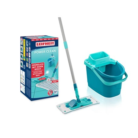 Leifheit PowerClean M Micro Duo úklidový set + náhrada k mopu